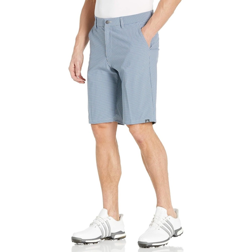 Adidas Golf Men's Ultimate 365 Gingham Short in‎ Grey Check Size 38